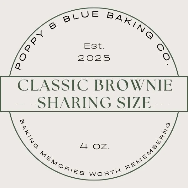 Classic Brownie sharing-size front label